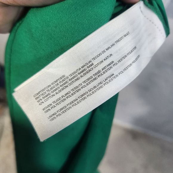 4x$25 Hoss intropia green semi sheer slip chemise dress XS - Picture 6 of 11